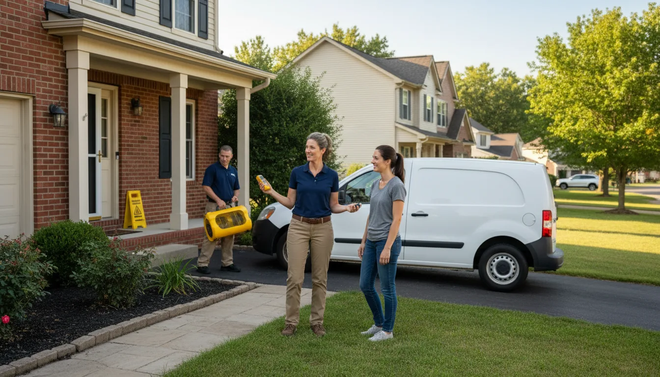 Water restoration image for Dehumidification And Cleanup Services in Quasqueton, IA